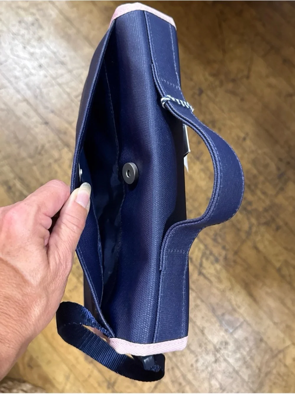 Vineyard Vines Changing Pad Tote Navy and Pink Tote Bag